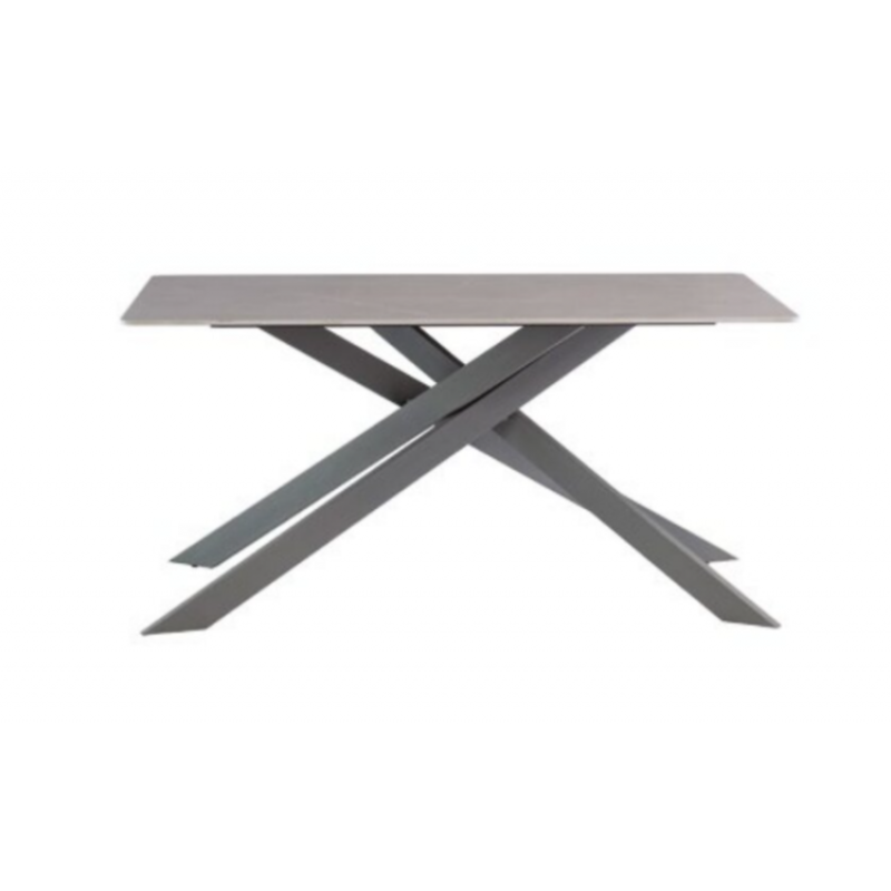 WOF Camilla Matt Grey/Grey leg 1.6M Dining Table